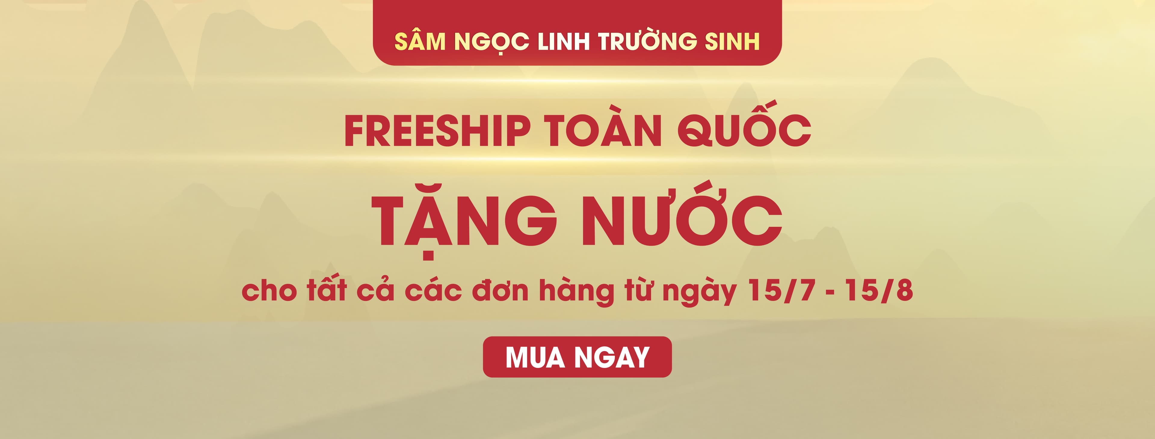 Khuyến mãi Sâm Ngọc Linh Trường Sinh